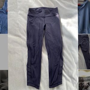 Lululemon 3/4 length black leggings